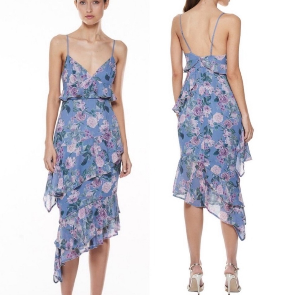 Talulah Here and Now Floral Midi Dress